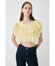 LACE FRILLS トップス