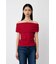 SHEER OFF SHOULDER トップス