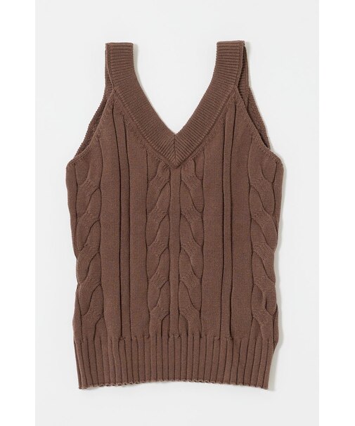 CABLE KNIT キャミソール