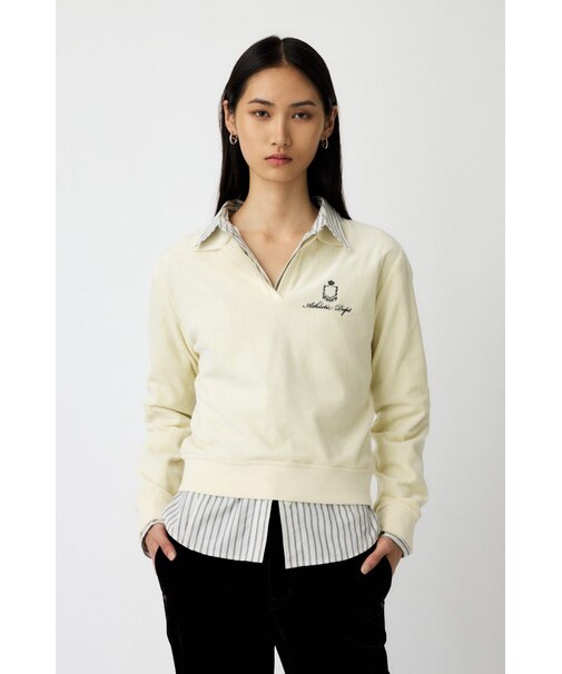 【ViVi掲載】VELOUR POLO ロングスリーブTシャツ