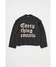 【WEB限定】KNITTED WORDS セーター