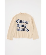 【WEB限定】KNITTED WORDS セーター