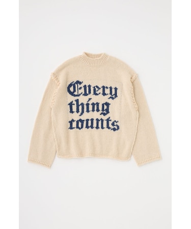 【WEB限定】KNITTED WORDS セーター