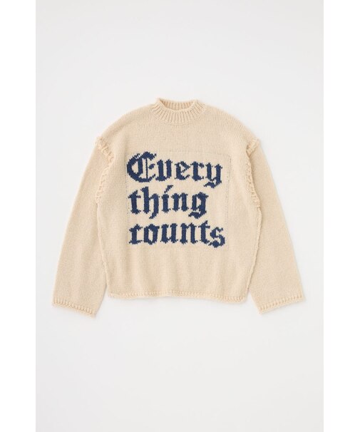 【WEB限定】KNITTED WORDS セーター