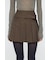 LOW SLUNG PLEATED MINI スカート