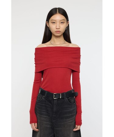 OFF SHOULDER カットトップス