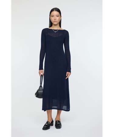SHEER KNIT ドレス