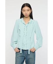 GEORGETTE RUFFLES ブラウス
