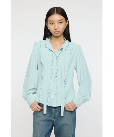 GEORGETTE RUFFLES ブラウス