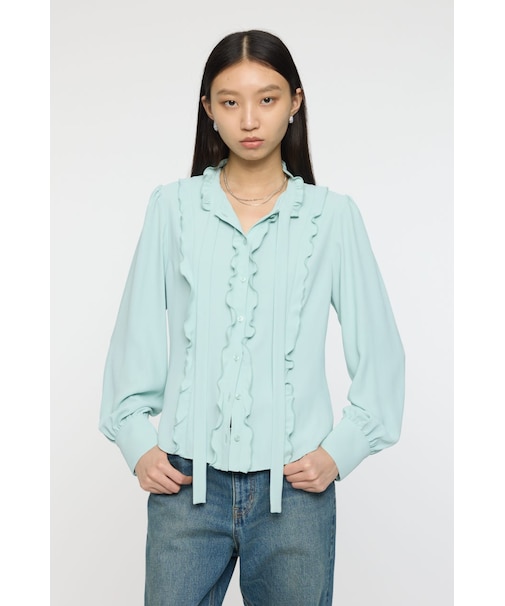 GEORGETTE RUFFLES ブラウス