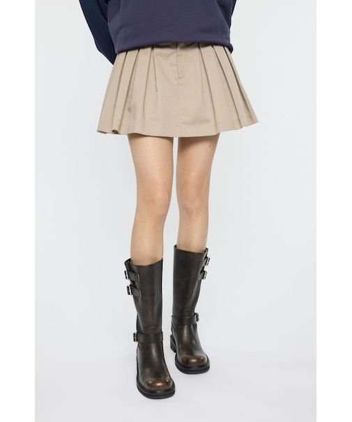 BOX TUCK ミニスカート