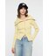 BIG COLLAR ZIP UP ニットトップス