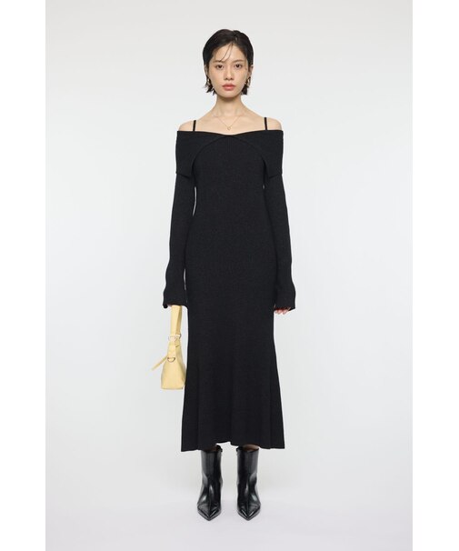 BIG COLLAR KNIT ドレス