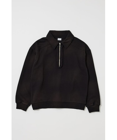 HALF ZIP SWEAT POLO プルオーバー