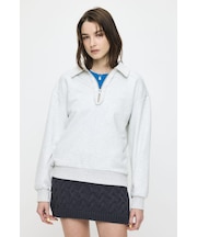 HALF ZIP SWEAT POLO プルオーバー
