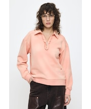 HALF ZIP SWEAT POLO プルオーバー