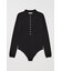 WITH COLLAR KNIT ボディースーツ