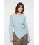 ASYMMETRY RIB ニット