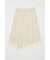 LACE TRIM VELVET スカート