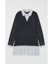 LAYERED KNIT ミニドレス