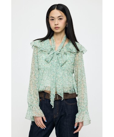 BOW TIE CHIFFON ブラウス