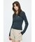 HENRY NECK CABLE KNIT トップス