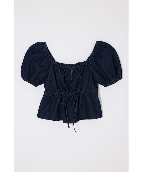 DENIM PUFF ブラウス
