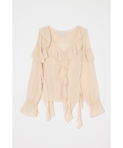 CHIFFON RUFFLE ブラウス