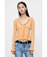POINTELLE RUFFLE カーディガン&キャミソール