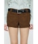 F／SUEDE SHORT パンツ