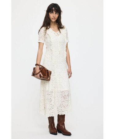 CUT LACE ASYMMETRY ドレス