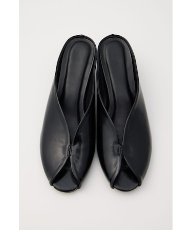 OPEN TOE SQUARE HEEL ミュール