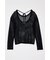 BOAT NECK MESH KNIT トップス