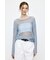 BOAT NECK MESH KNIT トップス