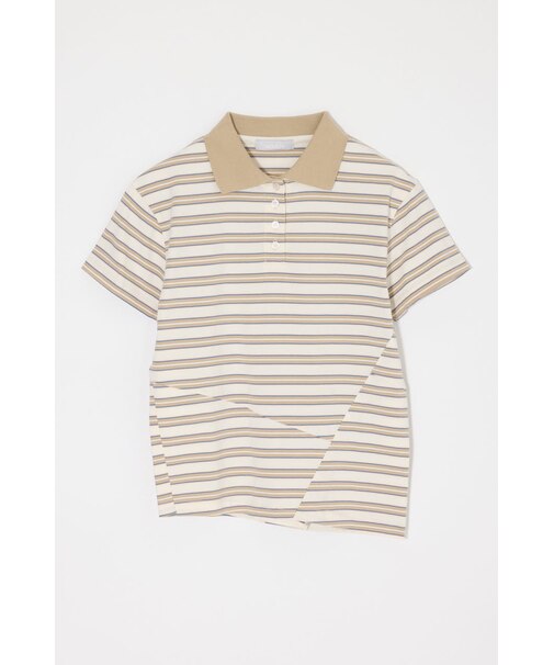 STRIPED TINY POLO シャツ