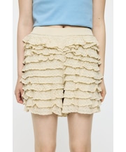FRILL KNITTED ショーツ