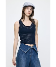 EYELET KNIT タンク