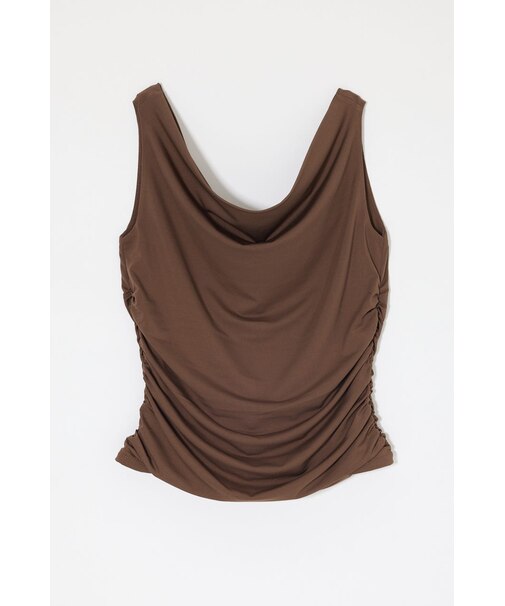 WAIST GATHER DRAPE トップス