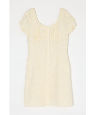 2WAY SHIRRING MINI ドレス