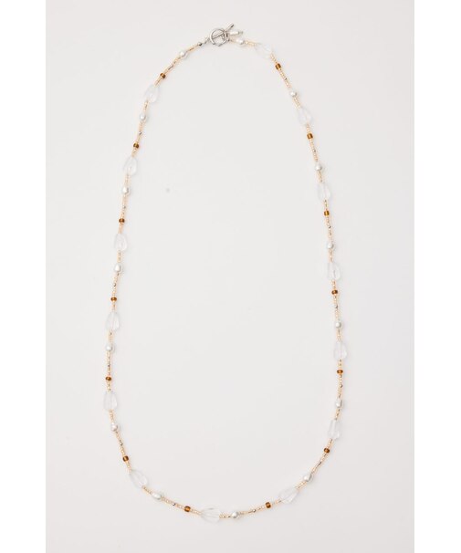 F/PEARL MIX BEADED ネックレス