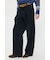 【新色追加】CURVE LINE TUCK パンツ