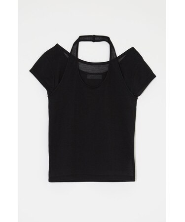 SHEER DOUBLE LAYERED トップス
