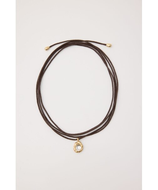 STONE PENDANT CORD ネックレス
