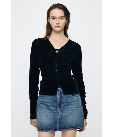 SHEER VELOUR カーディガン