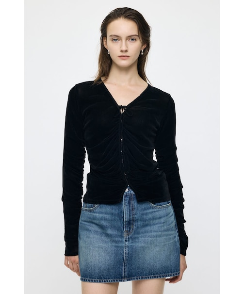 SHEER VELOUR カーディガン