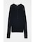 ES SHEER HENRY NECK KNIT トップス