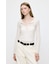 ES SHEER HENRY NECK KNIT トップス