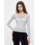 ES SHEER HENRY NECK KNIT トップス
