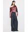 BELTED WIDE TUCK パンツ