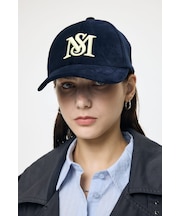 VELOUR LOGO キャップ